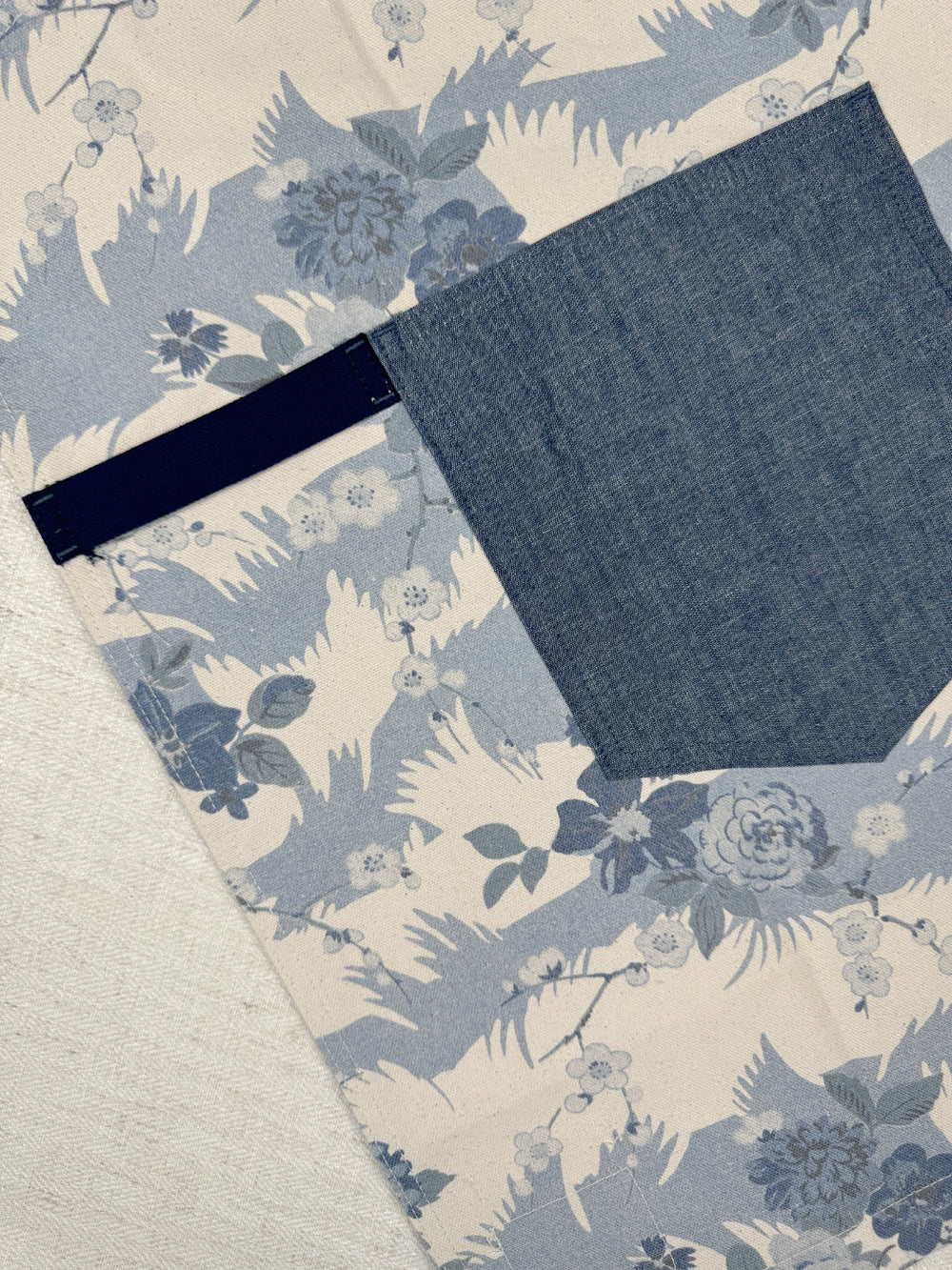 dora chintz apron by nathan turner x hedley bennett blue