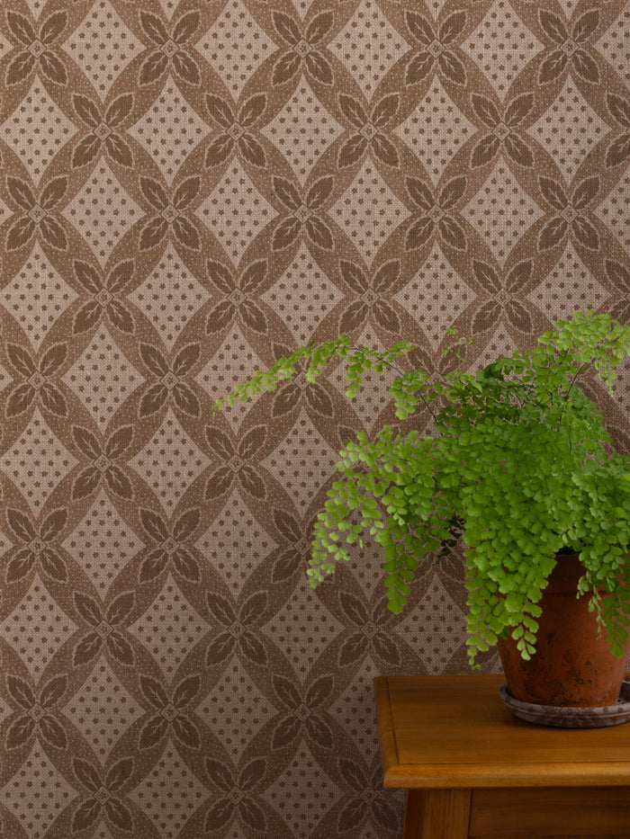 'Arthur' Burlap Wallpaper by Nathan Turner - Neutral