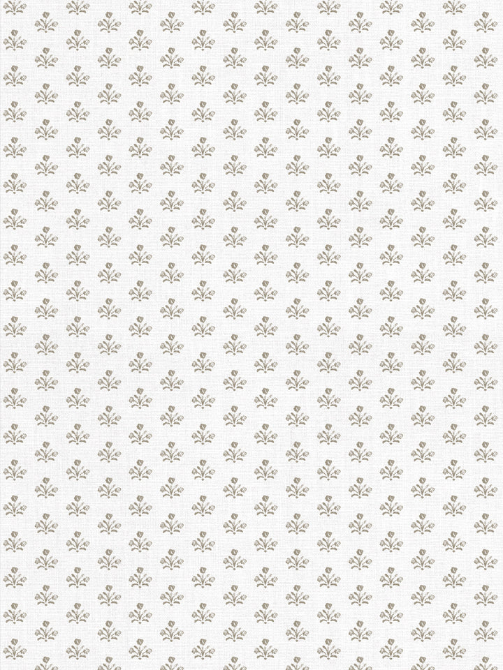 bennett petite linen fabric by sugar paper fawn on white