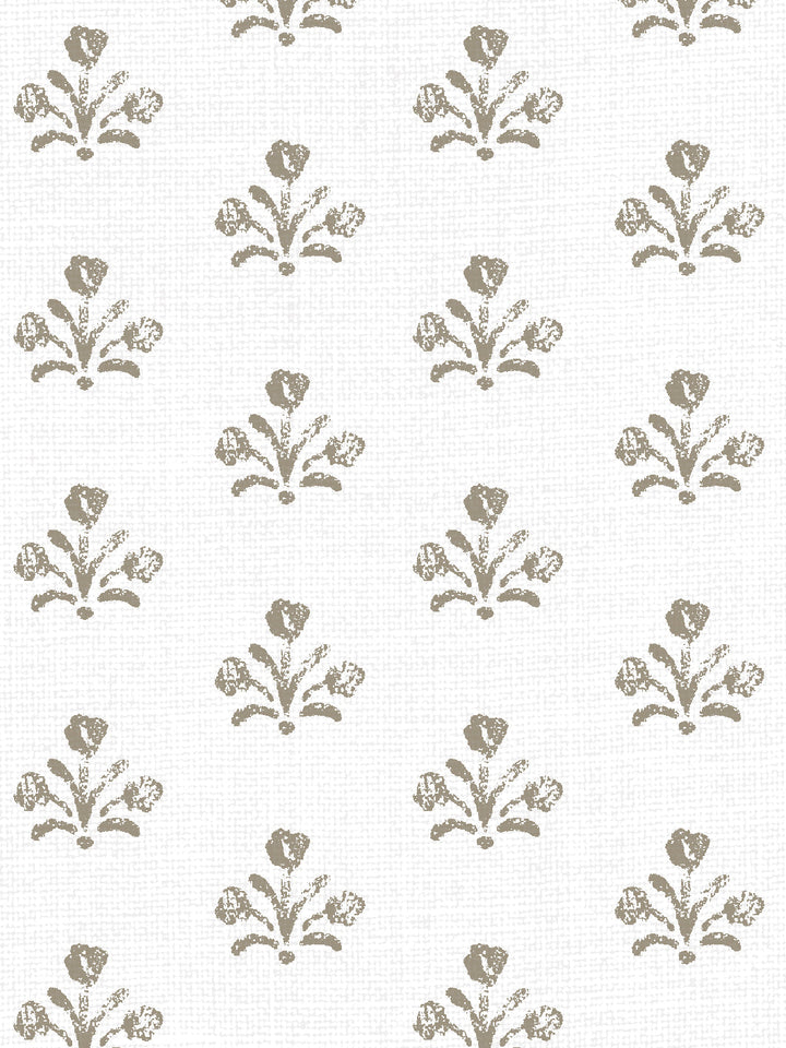 bennett petite linen fabric by sugar paper fawn on white