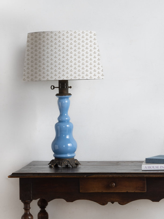 'Bennett Petite' Linen Fabric by Sugar Paper - Fawn on White