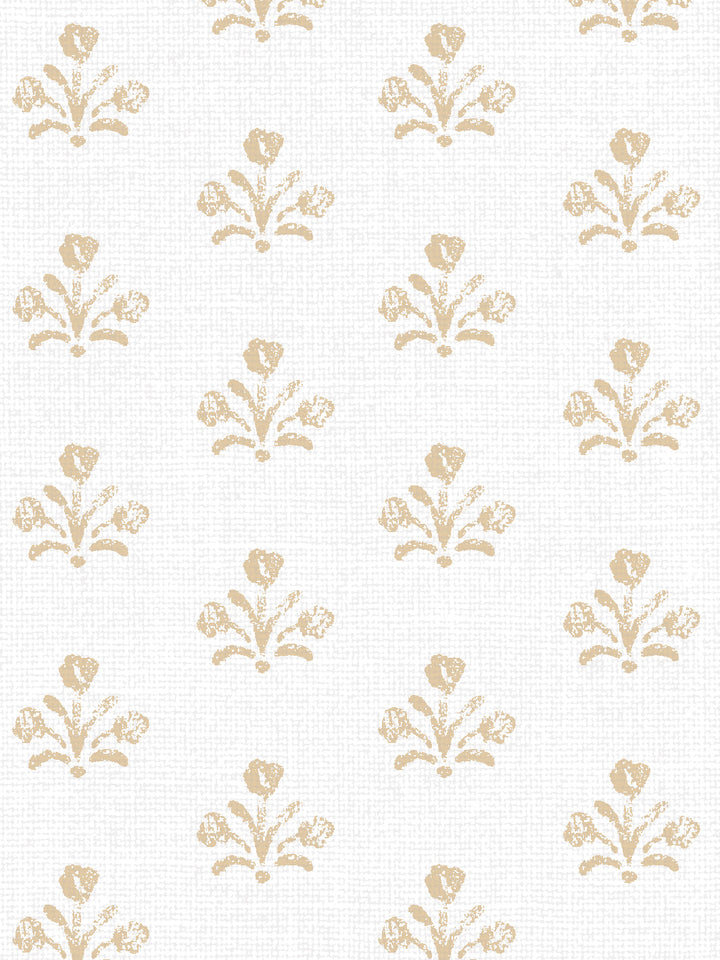 bennett petite linen fabric by sugar paper honeycomb on white