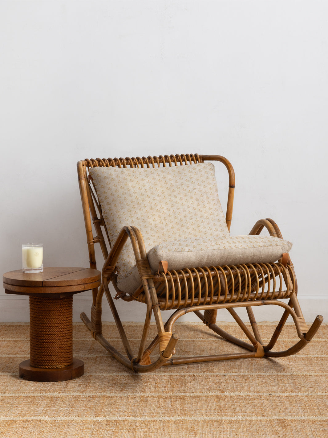 bennett petite linen fabric by sugar paper honeycomb on white