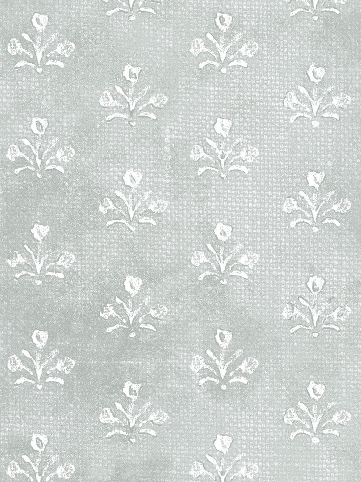 bennett petite linen fabric by sugar paper silver sage