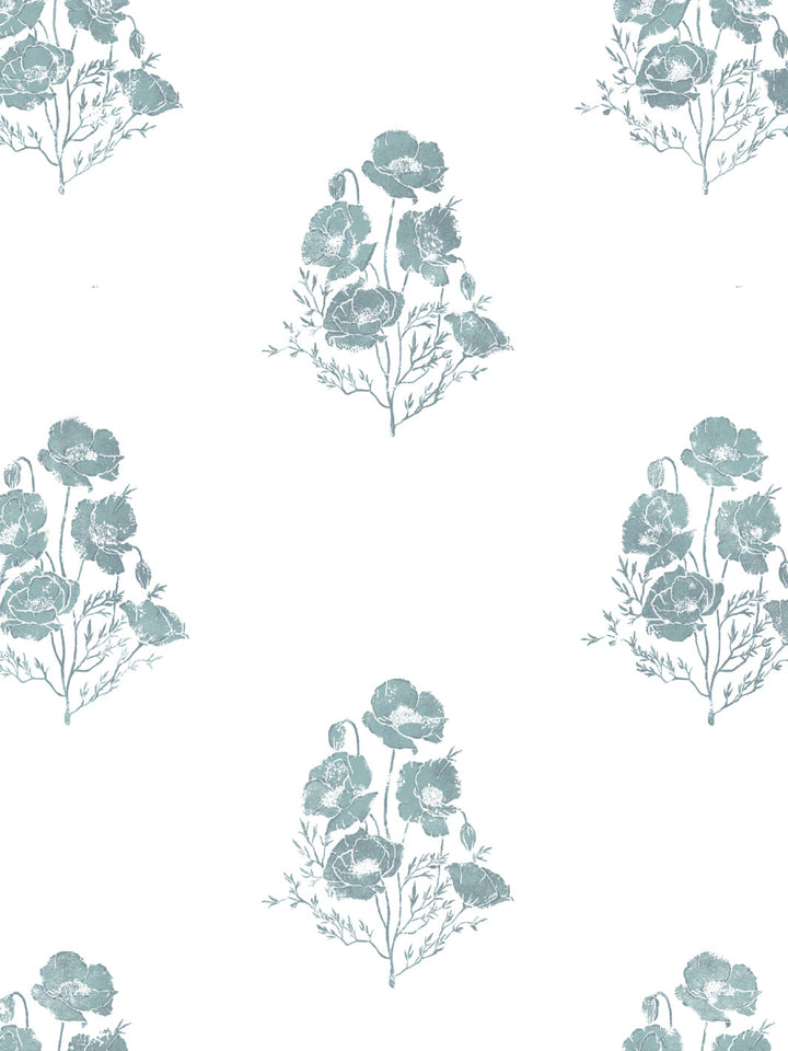 california-poppy-wallpaper-by-nathan-turner-seafoam