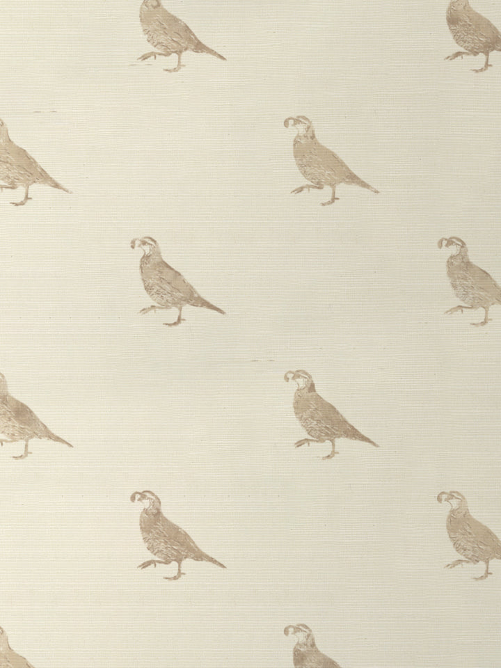 california quail grasscloth wallpaper by nathan turner neutral
