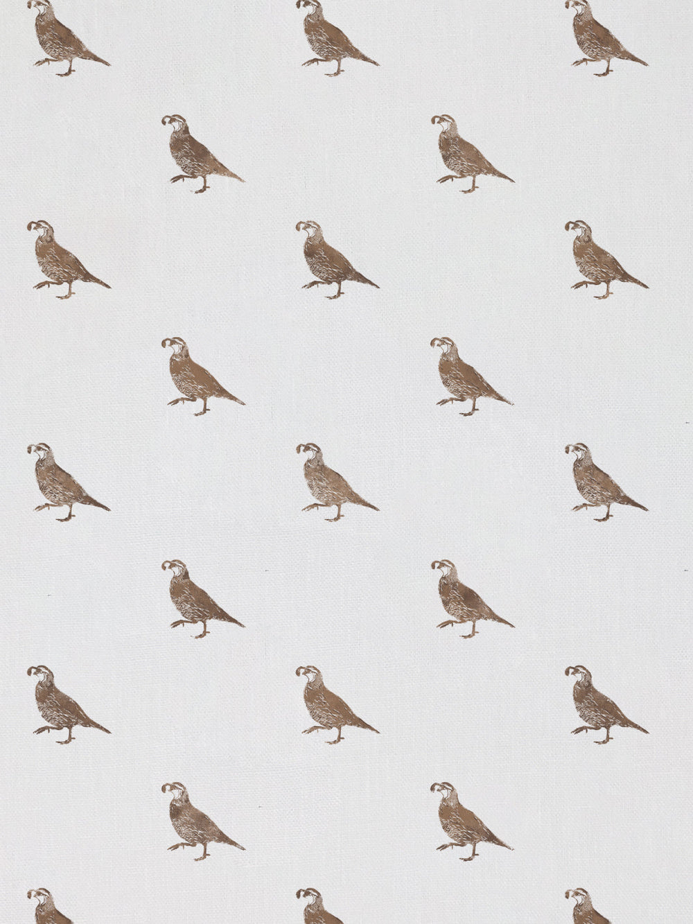 california quail linen fabric by nathan turner brown