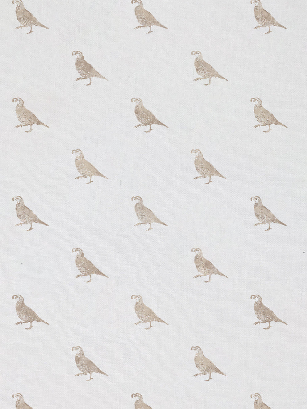 california quail linen fabric by nathan turner neutral