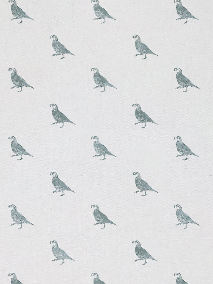 california quail linen fabric by nathan turner sage