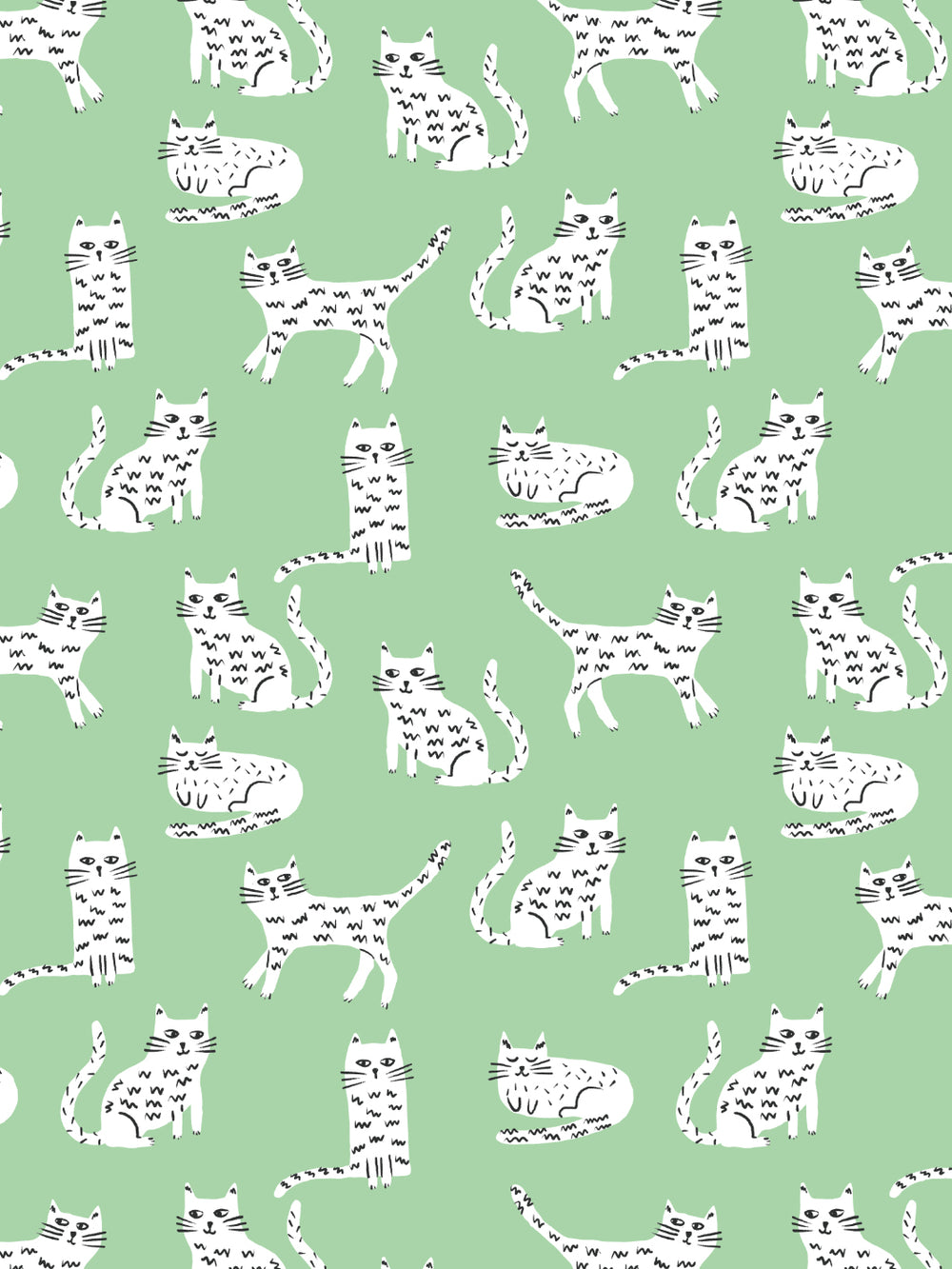 catsl-wallpaper-by-tea-collection-green