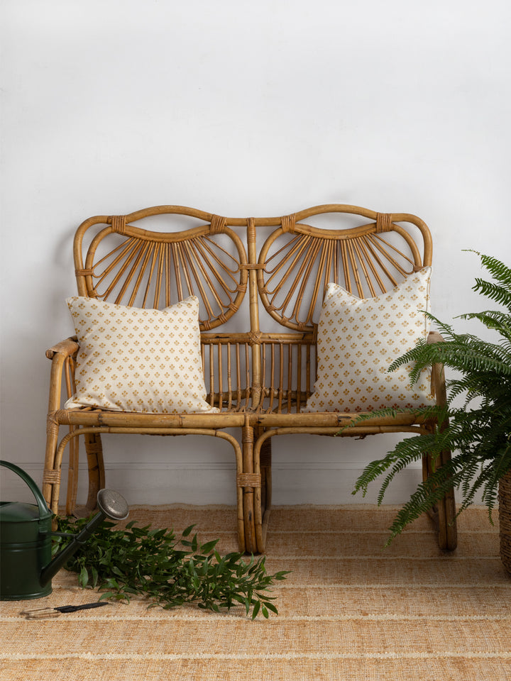 coco petite linen fabric by sugar paper honeycomb on white