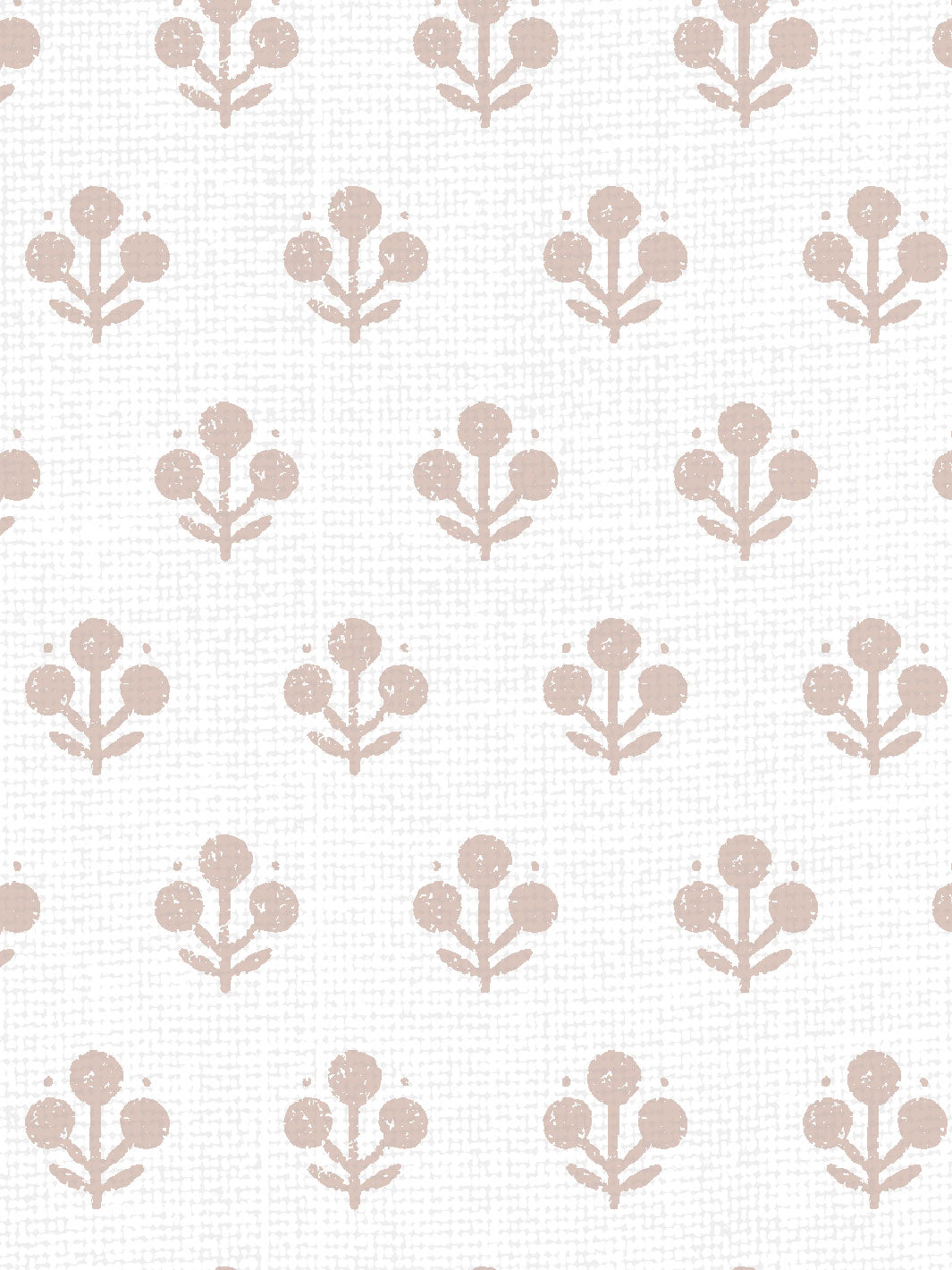 coco petite linen fabric by sugar paper rose on white
