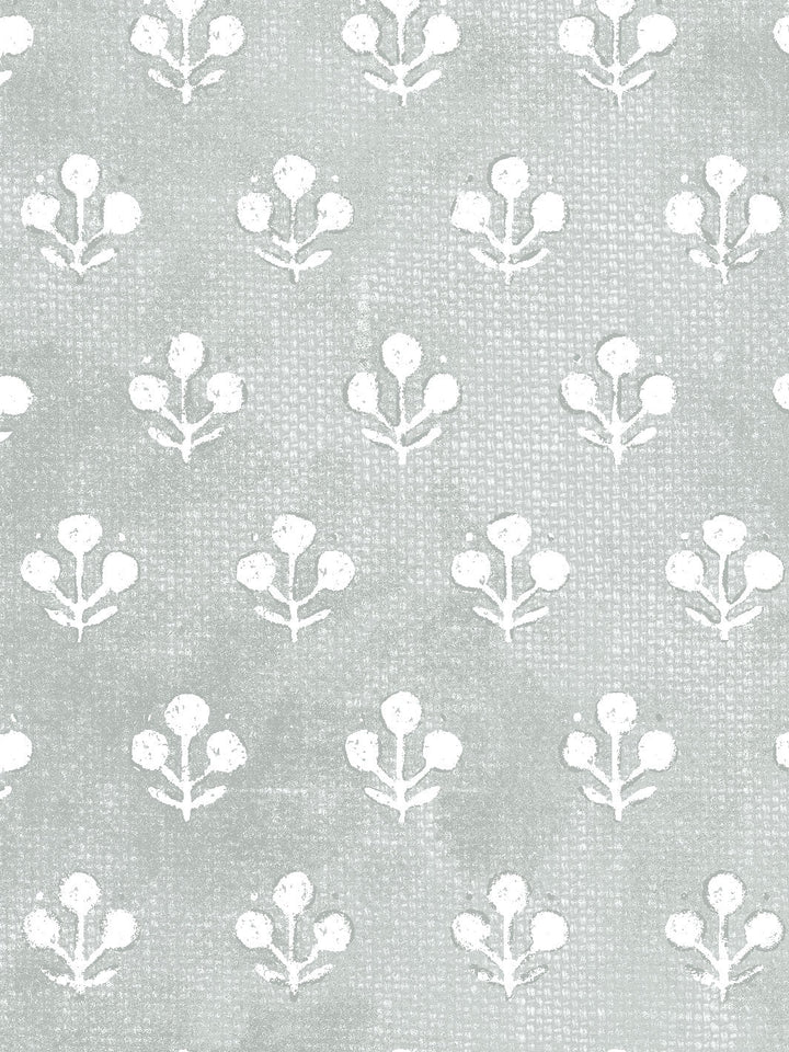 coco petite linen fabric by sugar paper silver sage