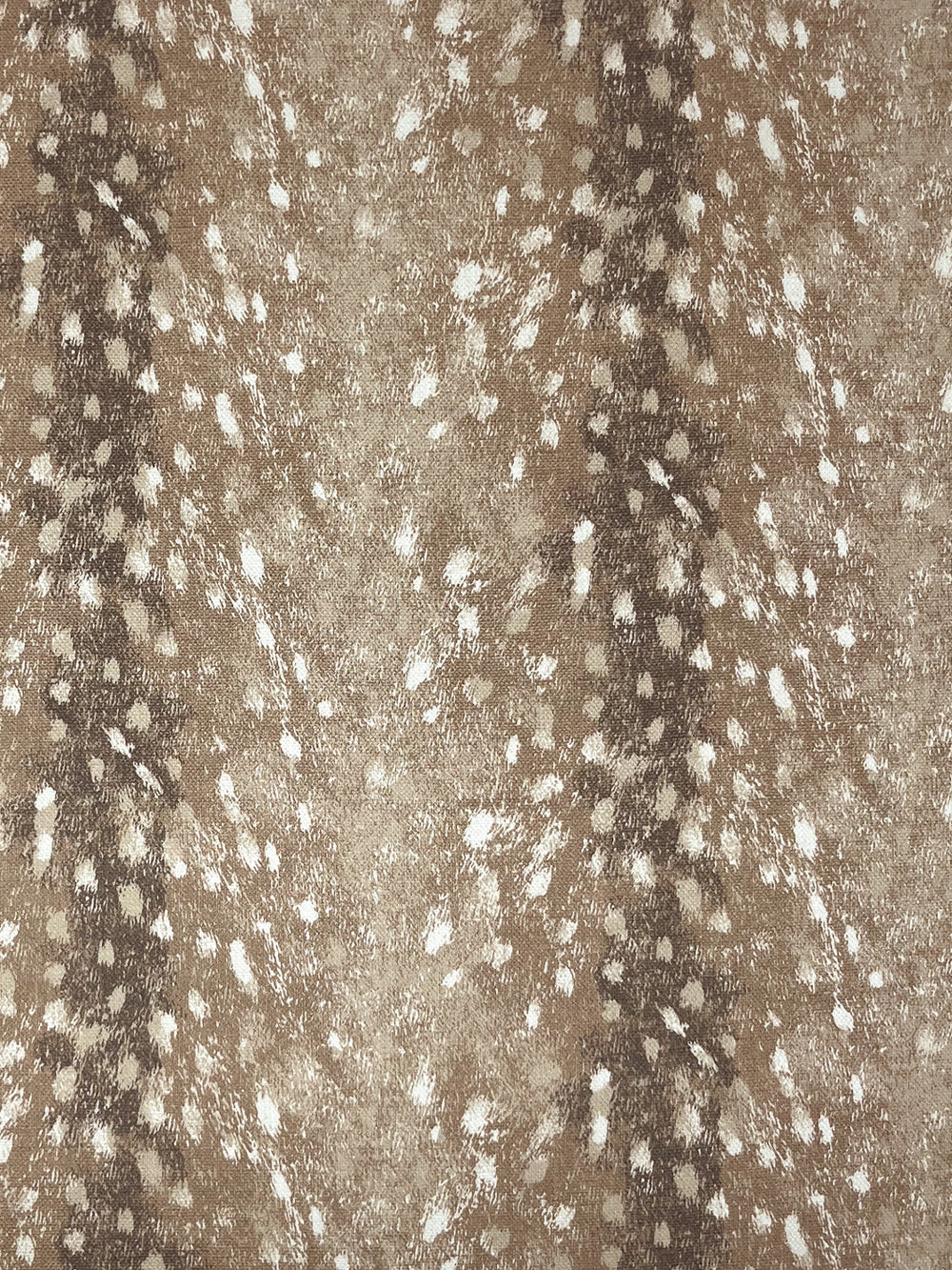 deer linen fabric by nathan turner brown