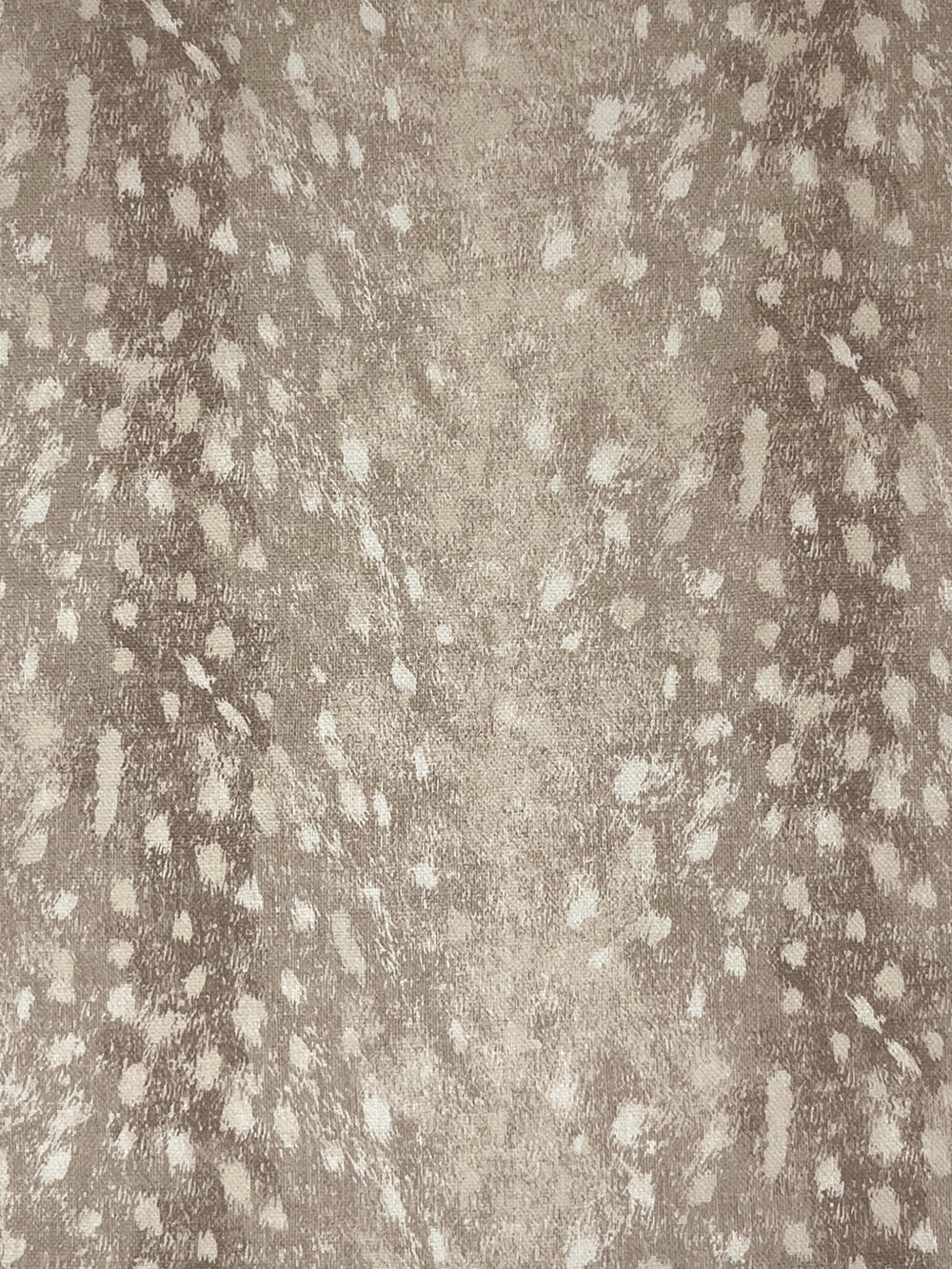 deer linen fabric by nathan turner neutral