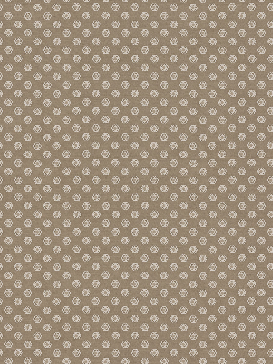 ditsy flower kraft wallpaper by chris benz white