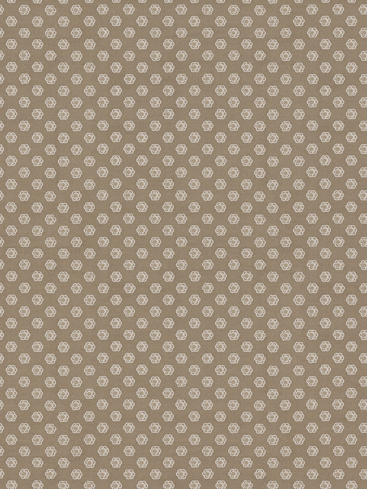 ditsy flower kraft wallpaper by chris benz white