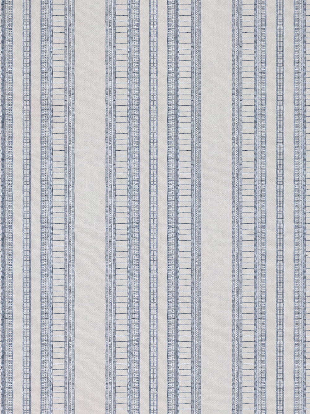 doodle stripe linen fabric by nathan turner dark blue