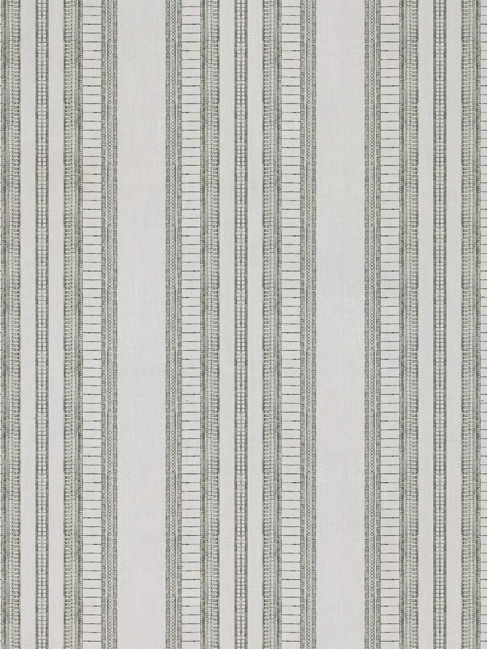 doodle stripe linen fabric by nathan turner green