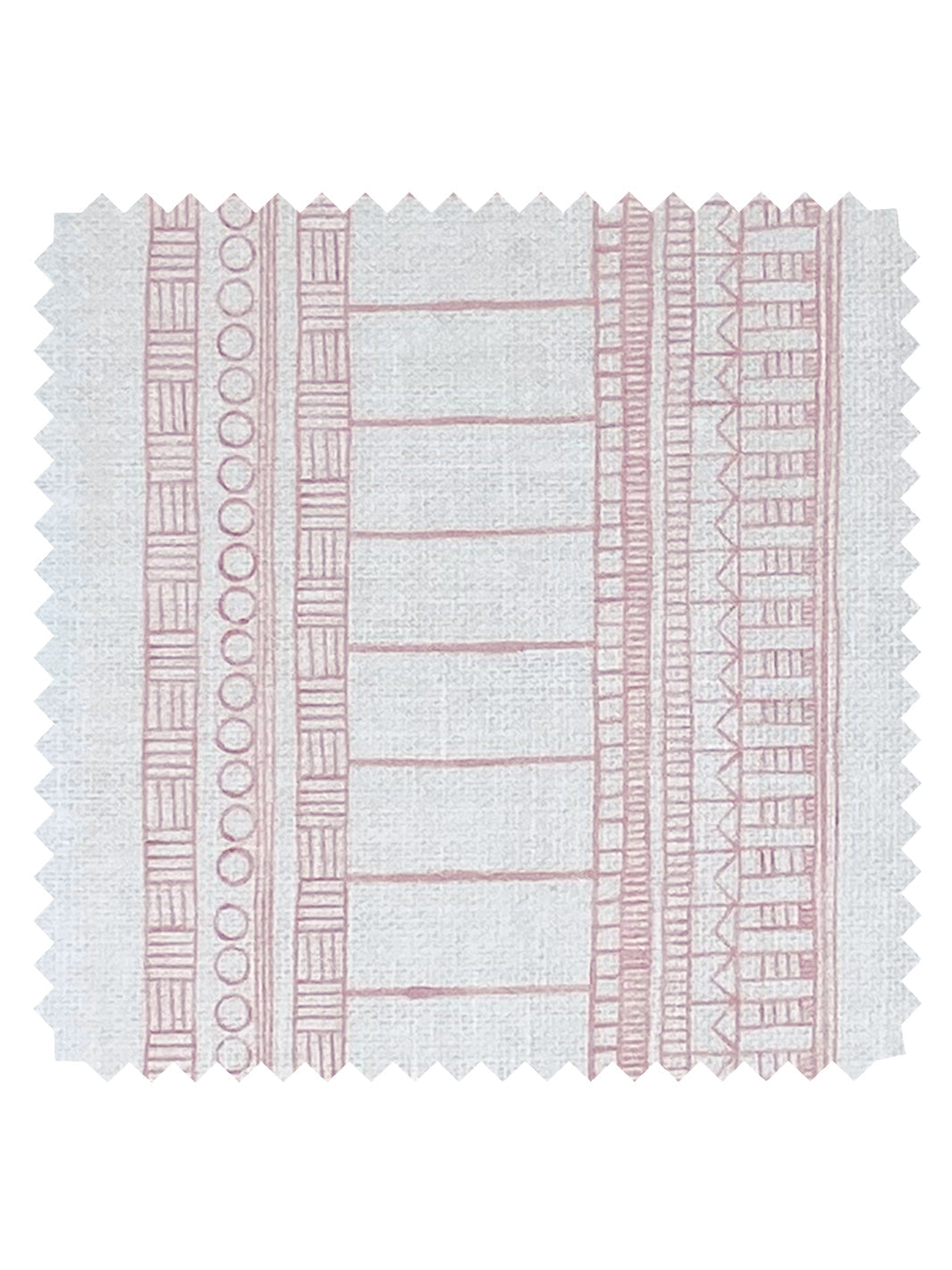 doodle stripe linen fabric by nathan turner pink