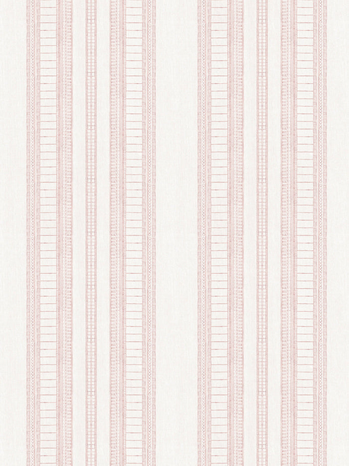 'Doodle Stripe' Wallpaper by Nathan Turner - Pink