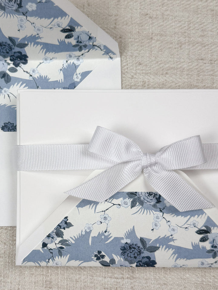 dora chintz note set by nathan turner blue