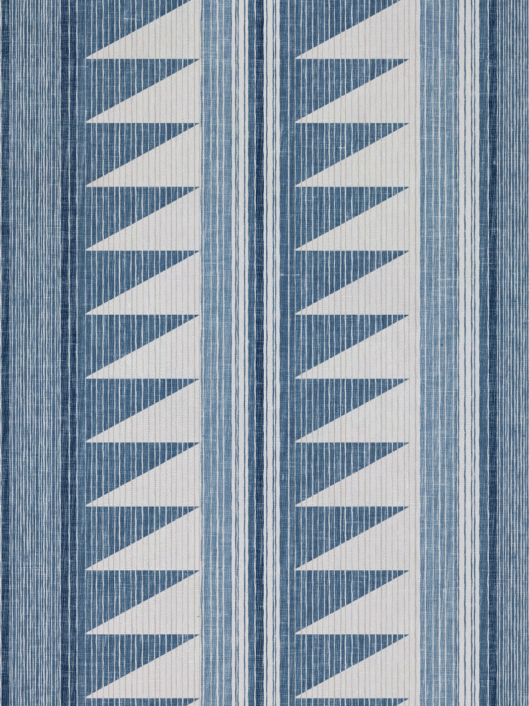 edwin stripe linen fabric by nathan turner blue