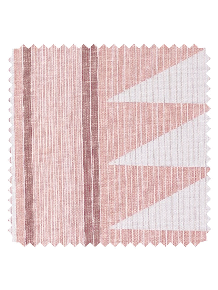 edwin stripe linen fabric by nathan turner pink