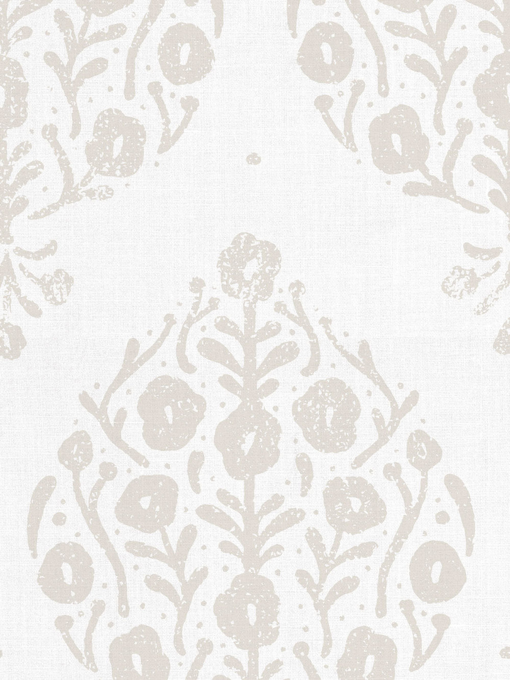 eleanor linen fabric by sugar paper khaki on white