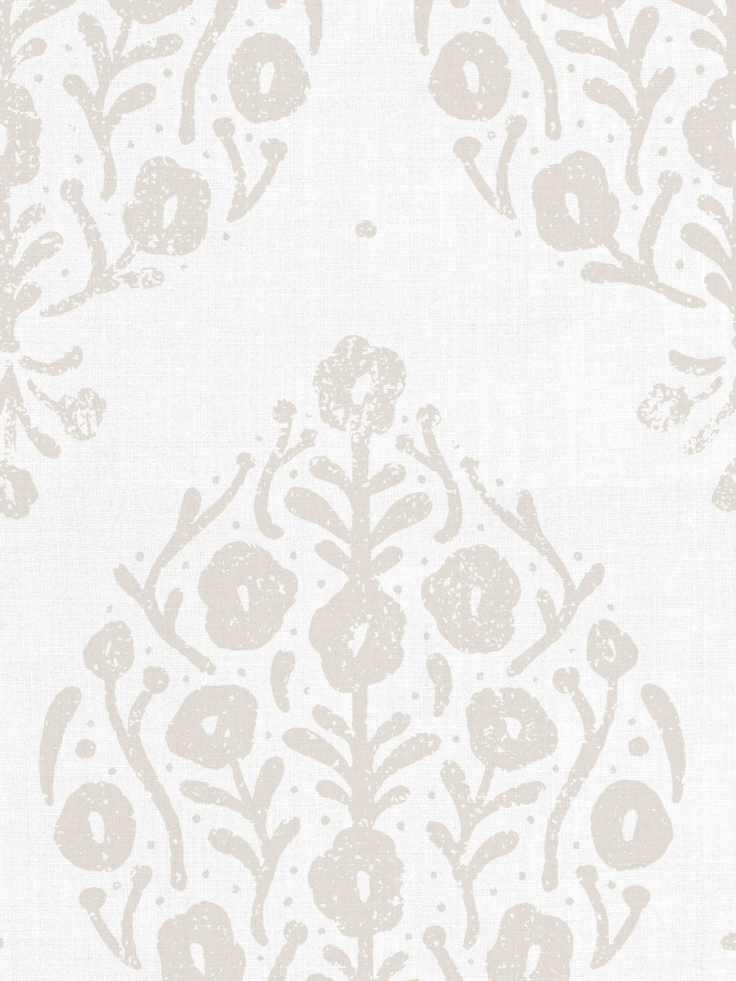 eleanor linen fabric by sugar paper khaki on white