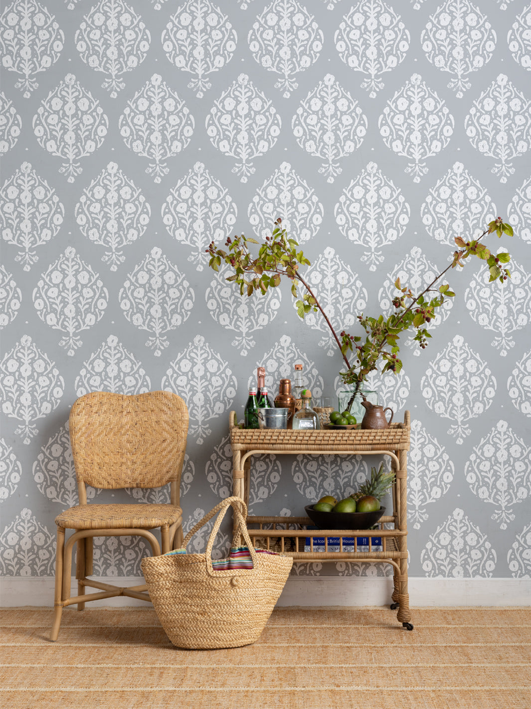 'Eleanor' Wallpaper by Sugar Paper - Dove – Wallshoppe