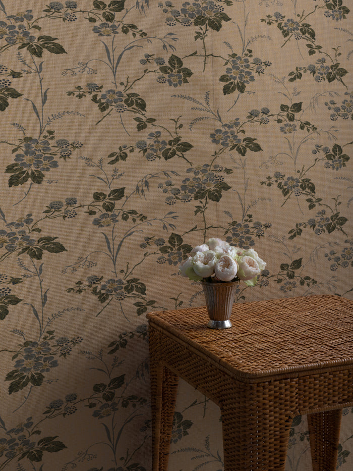 'Heaton' Burlap Wallpaper by Nathan Turner