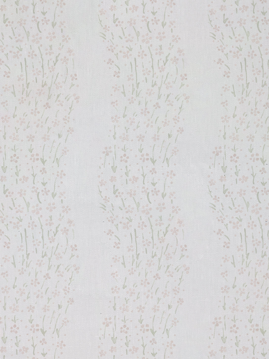 hillhouse floral disty wave linen fabric by nathan turner pink green
