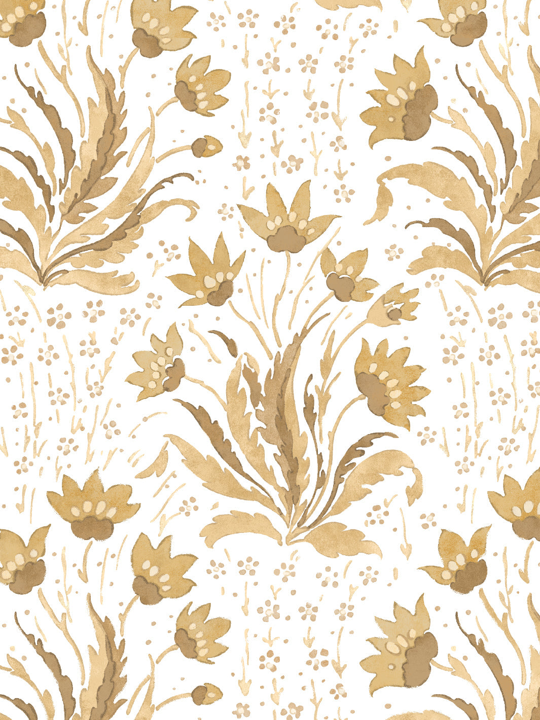 hillhouse-floral-tonal-wallpaper-by-nathan-turner-mustard