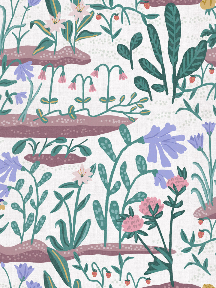 josefin linen fabric by sjp mulberry teal