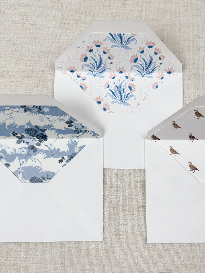 hillhouse floral note set by nathan turner blue pink
