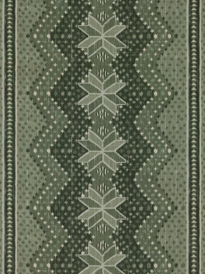 northstar blanket linen fabric by nathan turner green