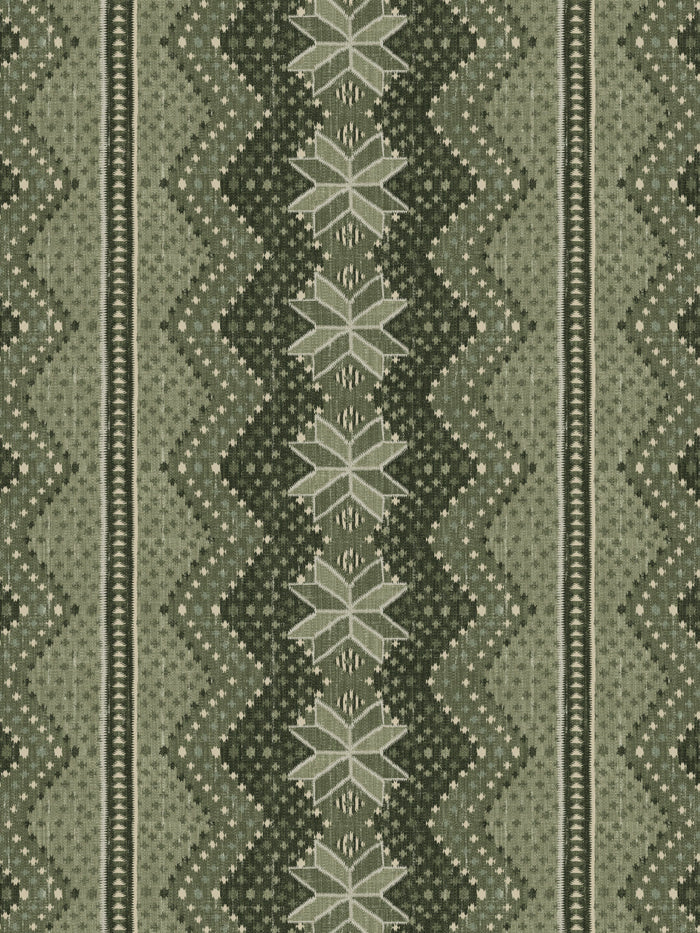 'Northstar Blanket' Wallpaper by Nathan Turner - Green