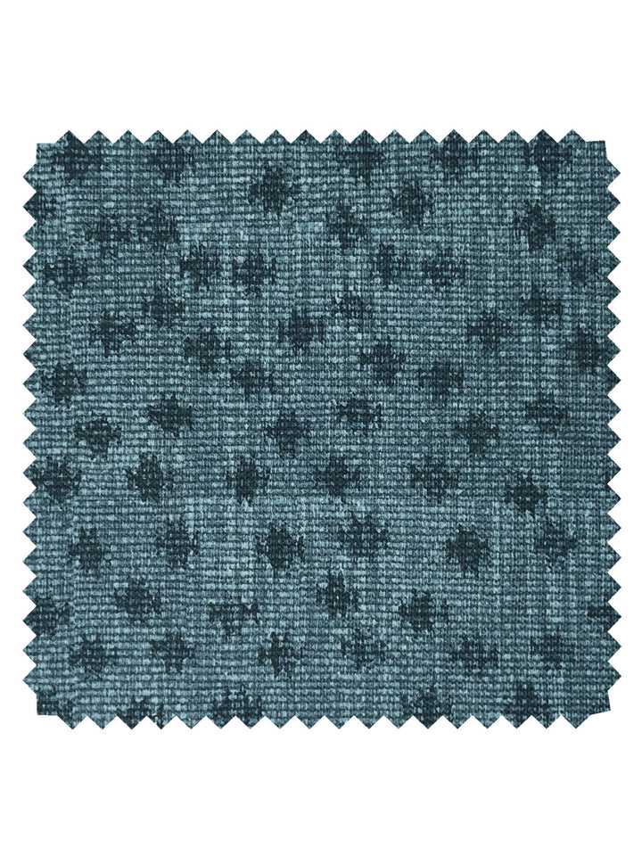 northstar star linen fabric by nathan turner dark blue