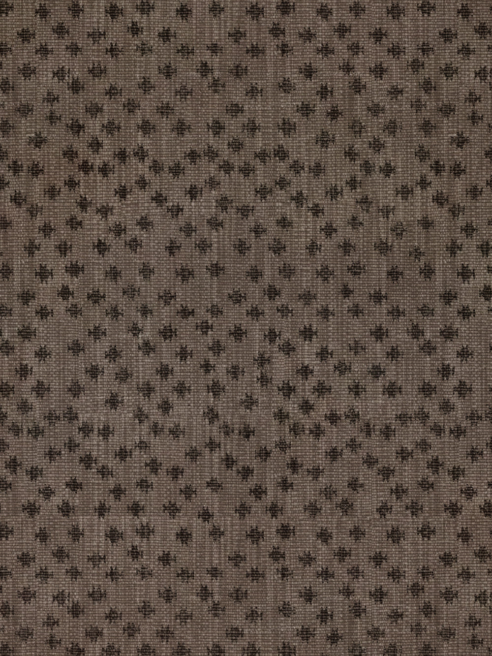 northstar star linen fabric by nathan turner dark brown