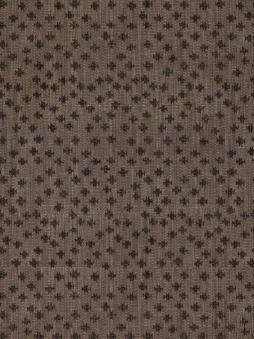 northstar star linen fabric by nathan turner dark brown
