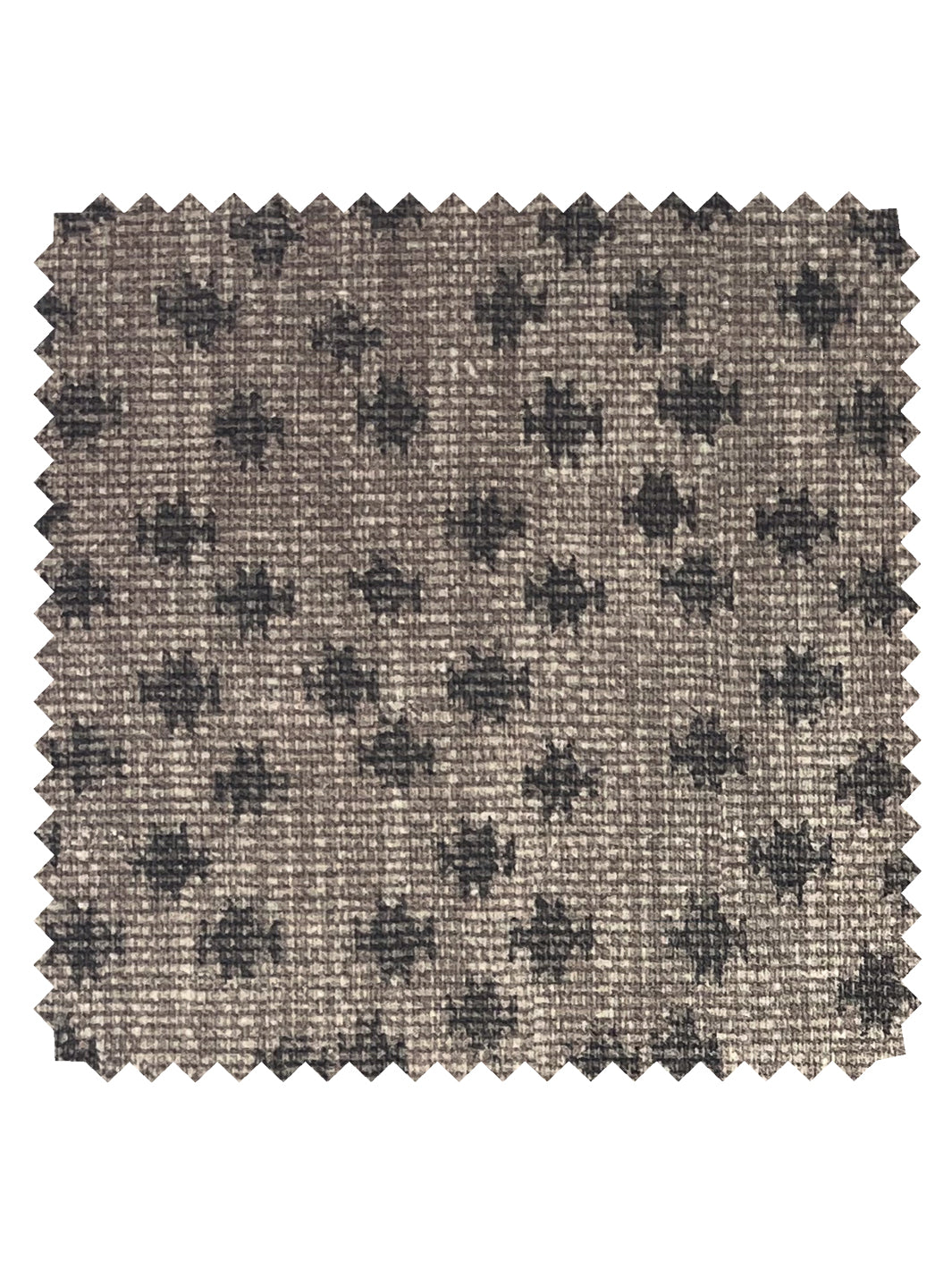 northstar star linen fabric by nathan turner dark brown