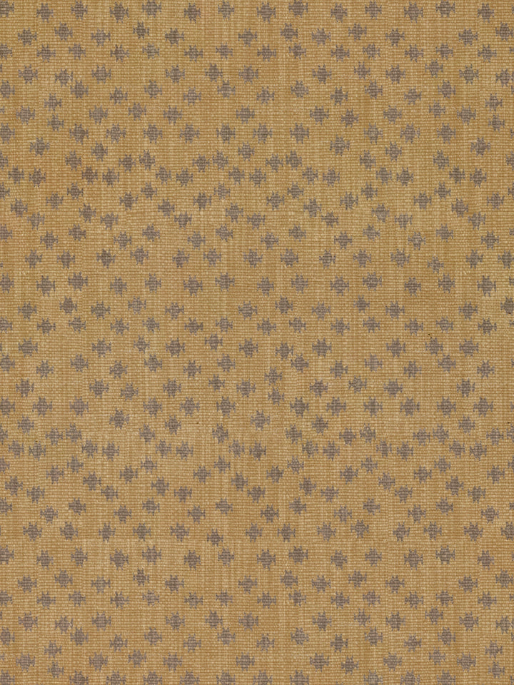 northstar star linen fabric by nathan turner mustard