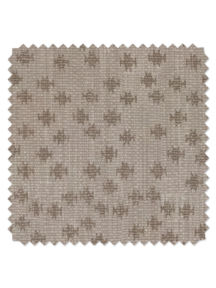 'Northstar Star' Linen Fabric by Nathan Turner - Taupe