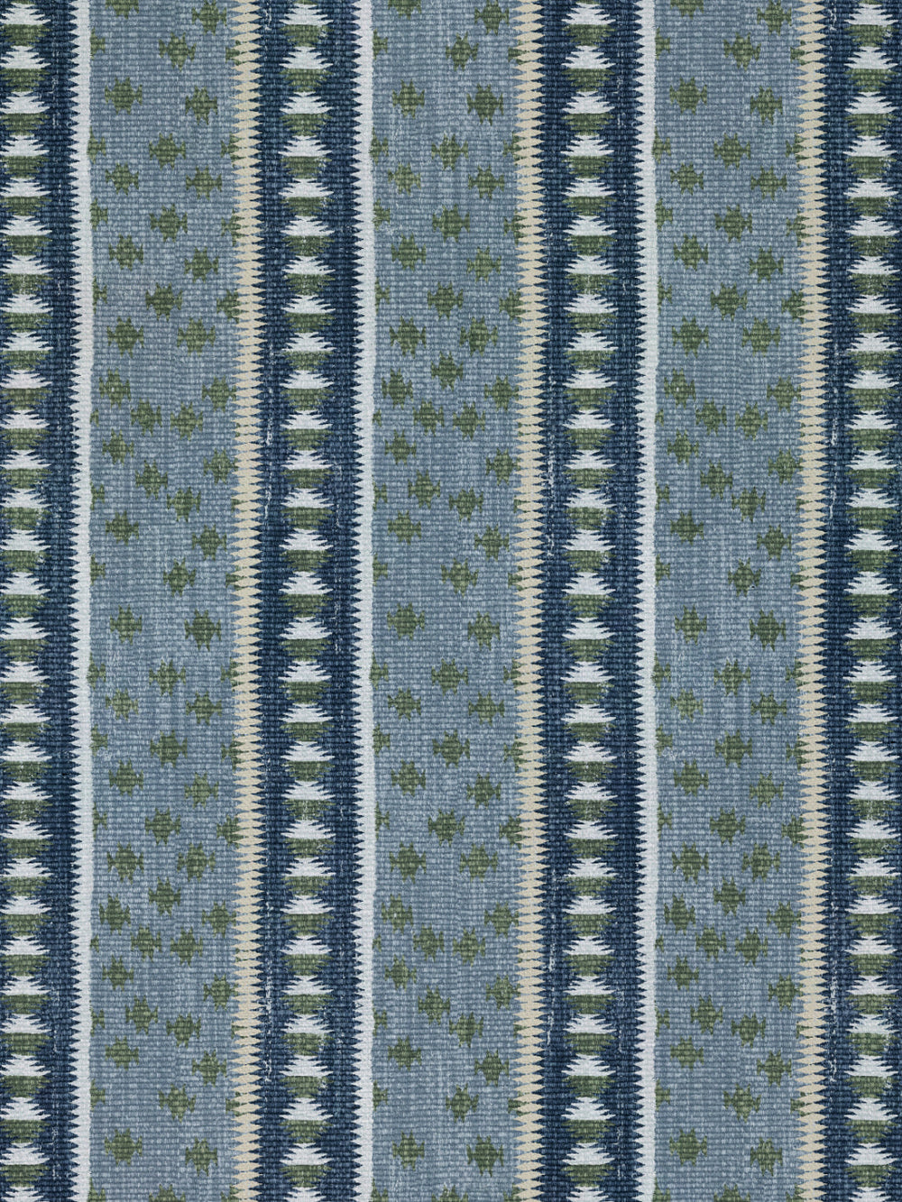 northstar stripe linen fabric by nathan turner blue green
