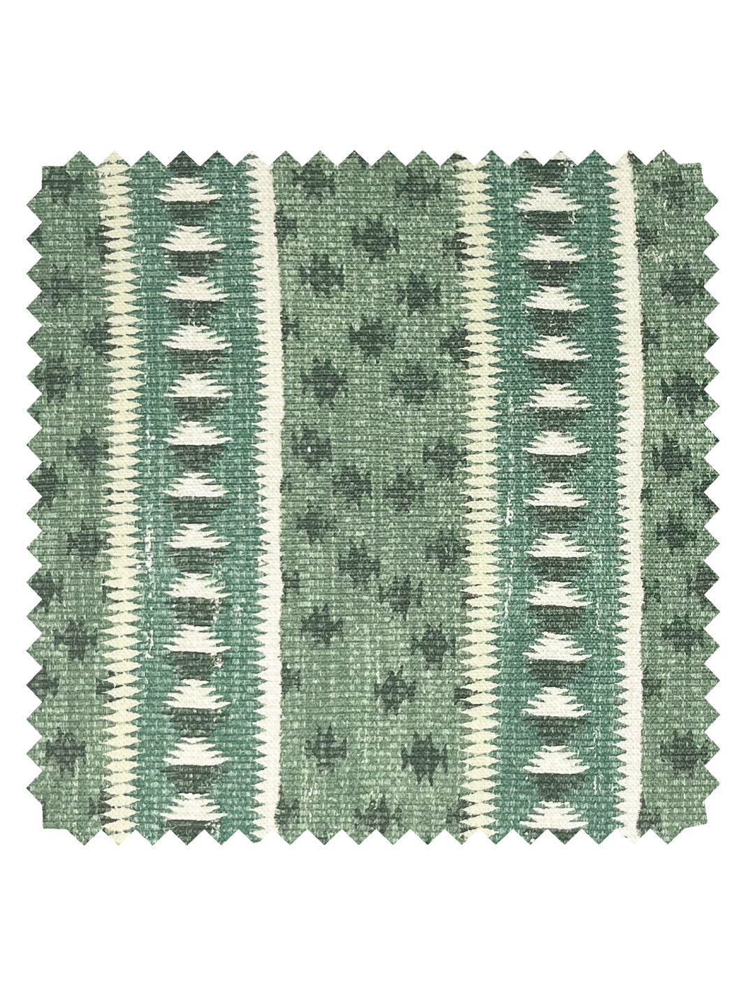 northstar stripe linen fabric by nathan turner green