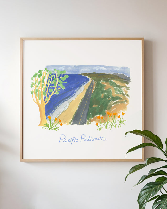 Palisades Glow Art Print