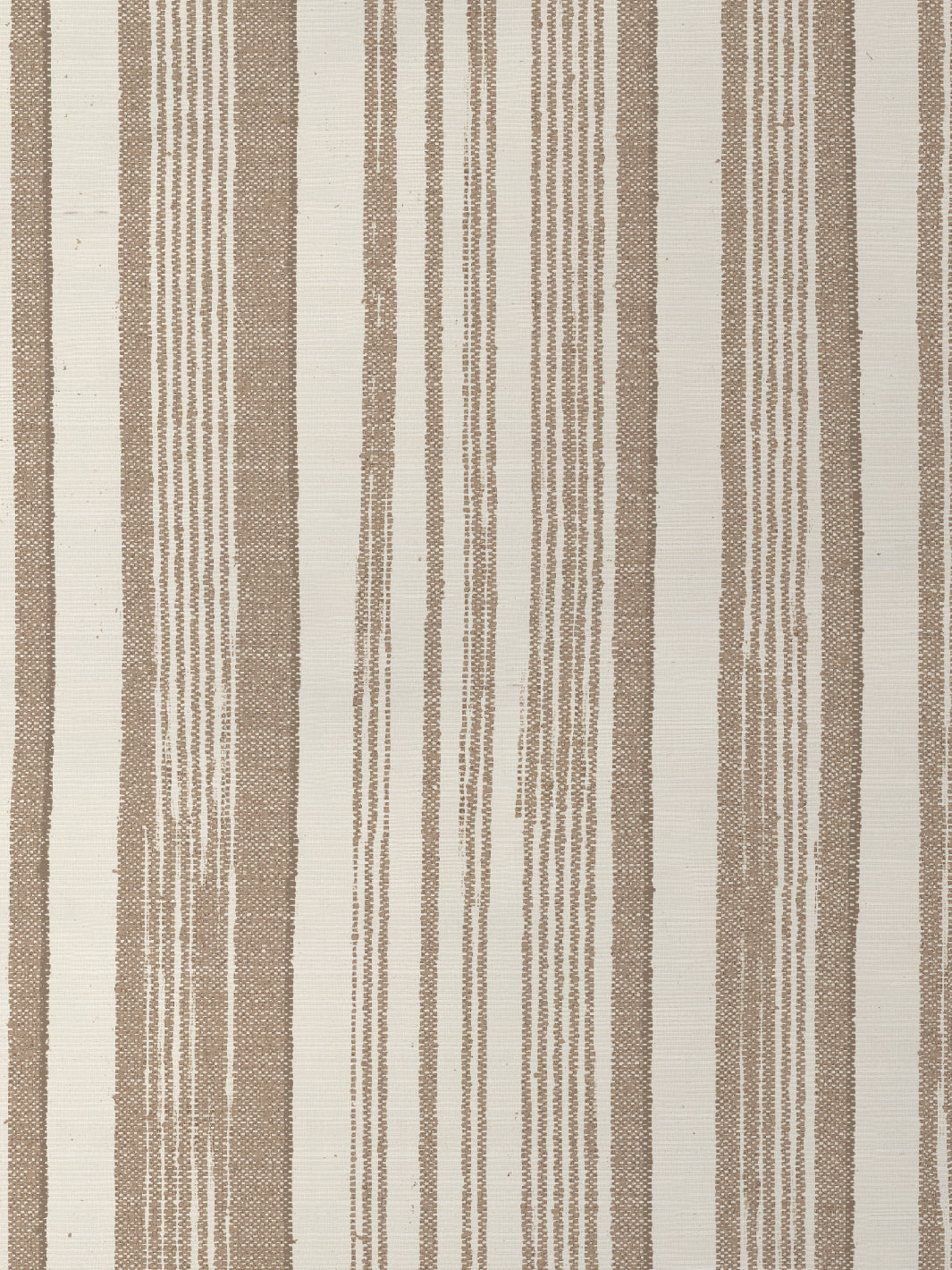 'Stuart Stripe' Grasscloth Wallpaper by Nathan Turner - Neutral