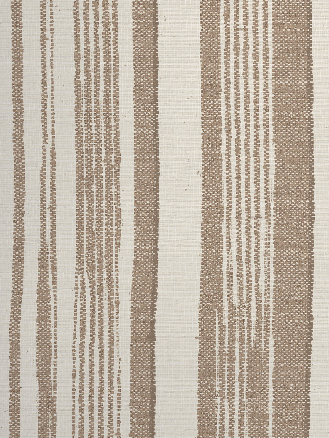 'Stuart Stripe' Grasscloth Wallpaper by Nathan Turner - Neutral