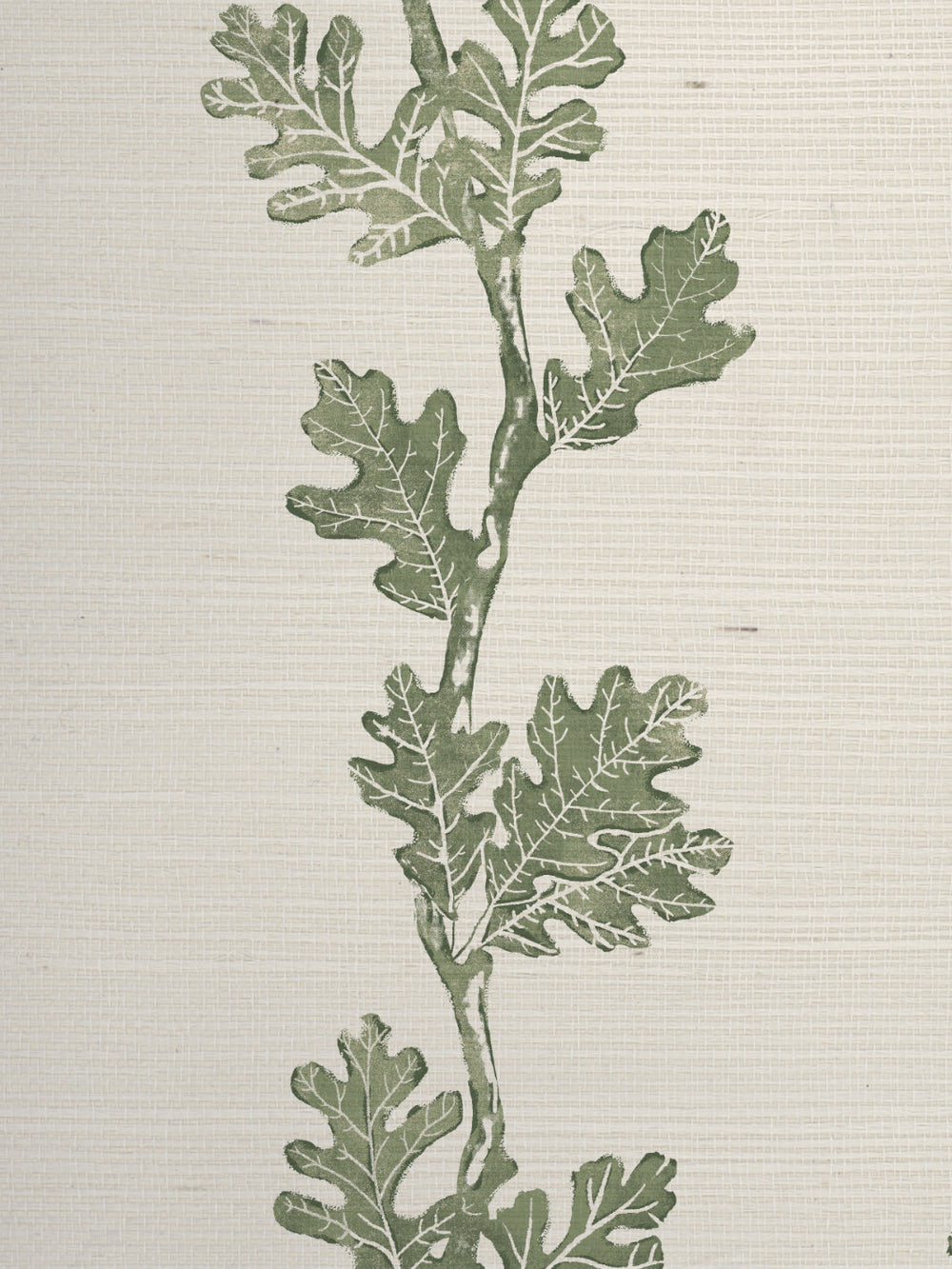 valley oak stripe grasscloth wallpaper by nathan turner green